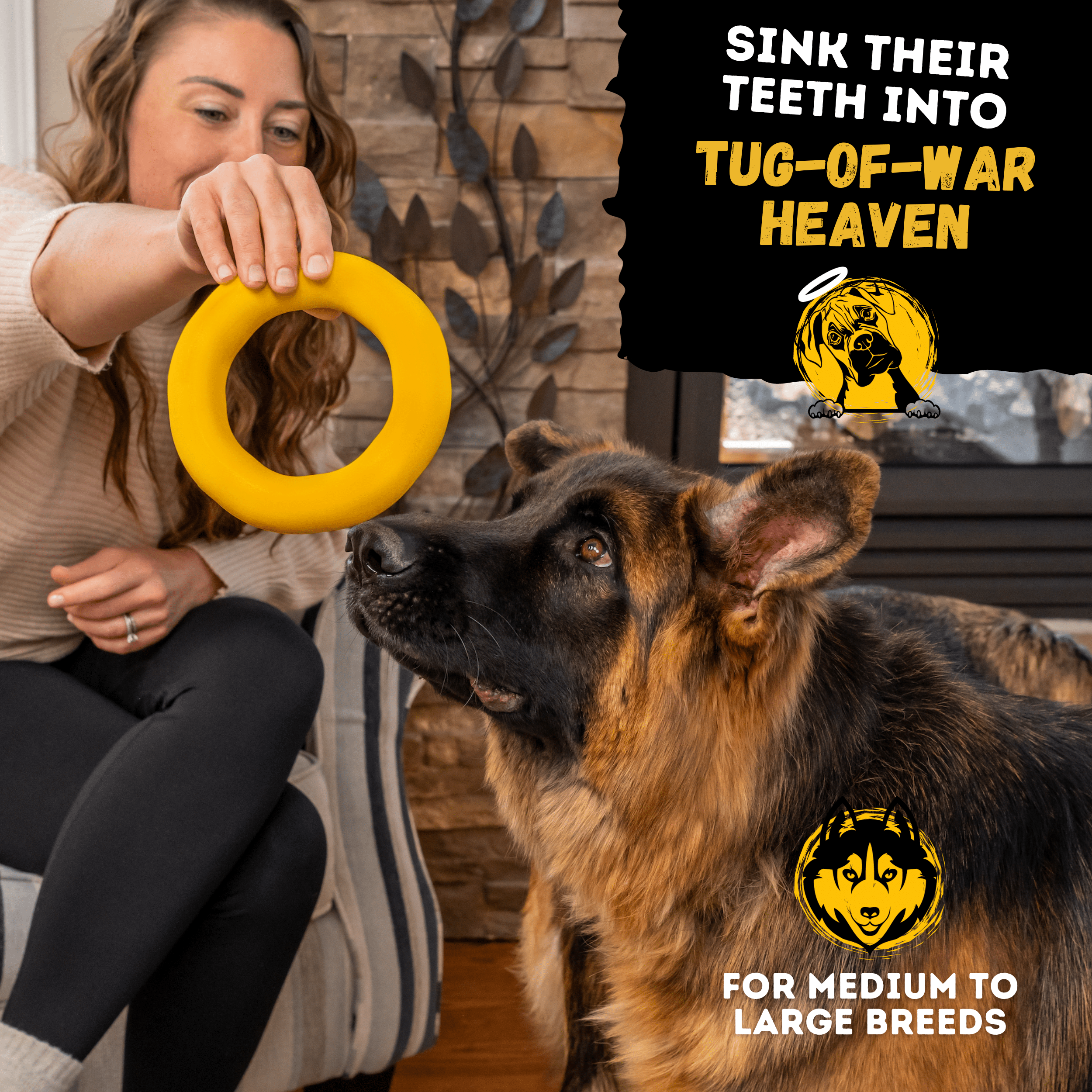 Power Ring - Monster K9 Dog Toys