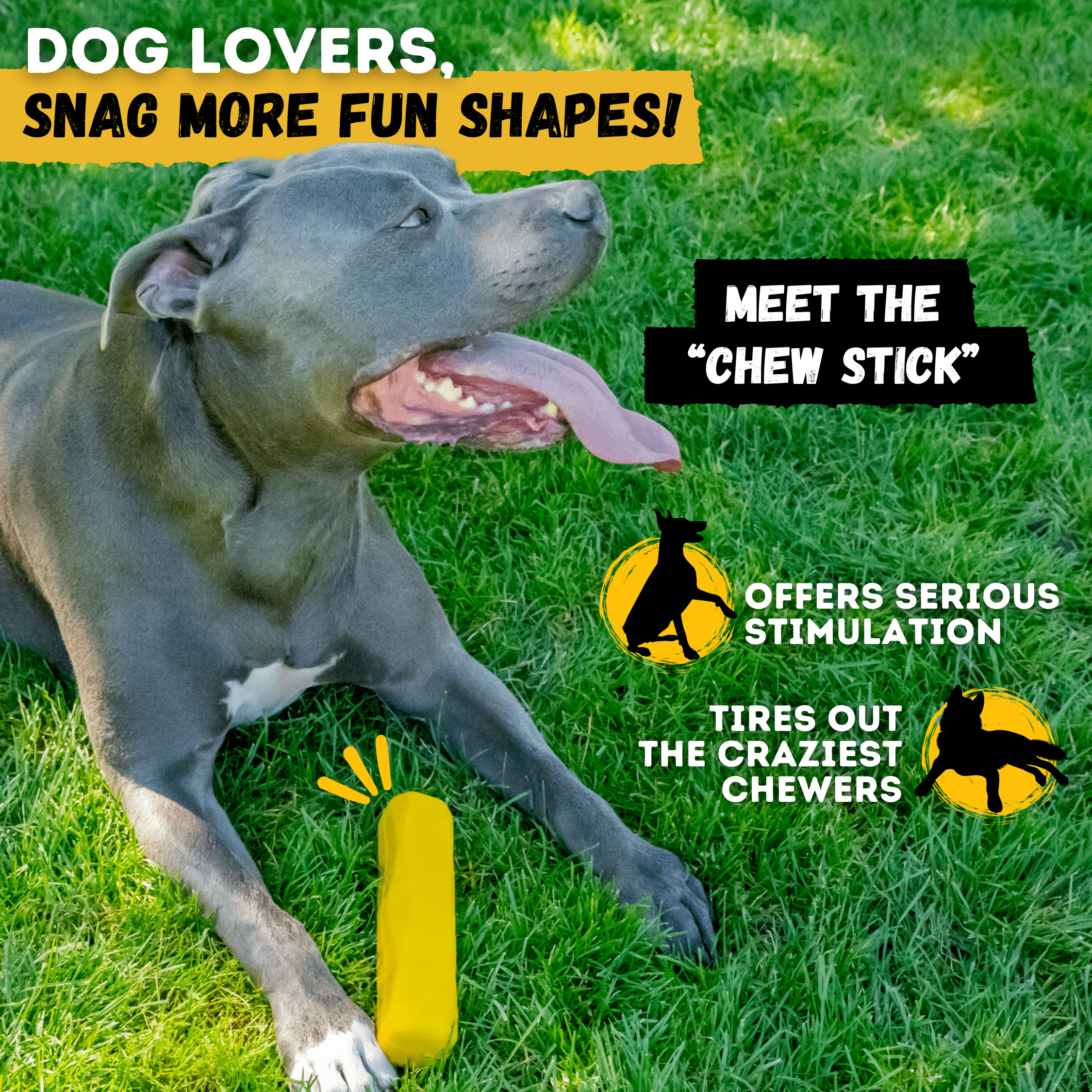 Tug Rings - Monster K9 Dog Toys
