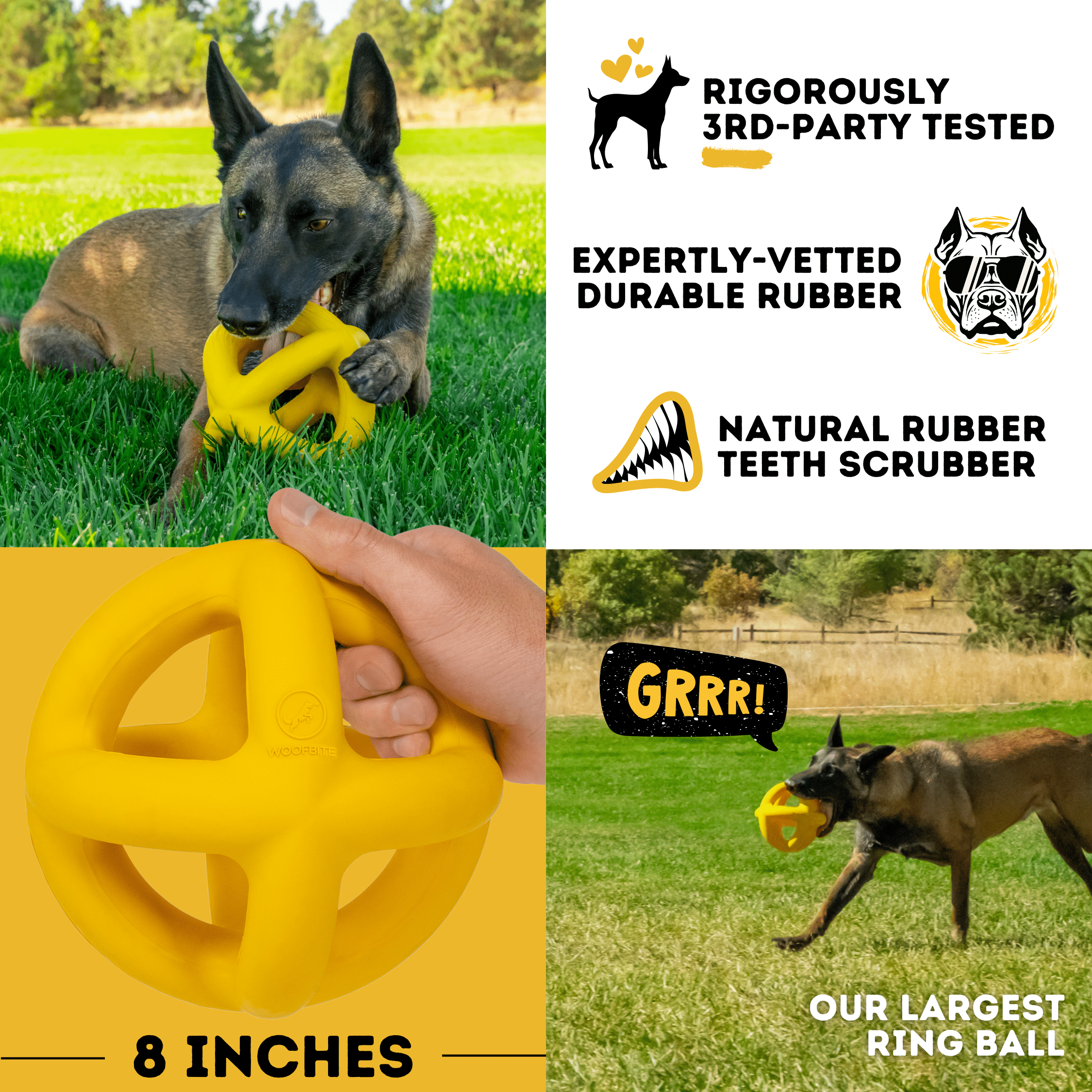 Giant Ring Ball - Monster K9 Dog Toys