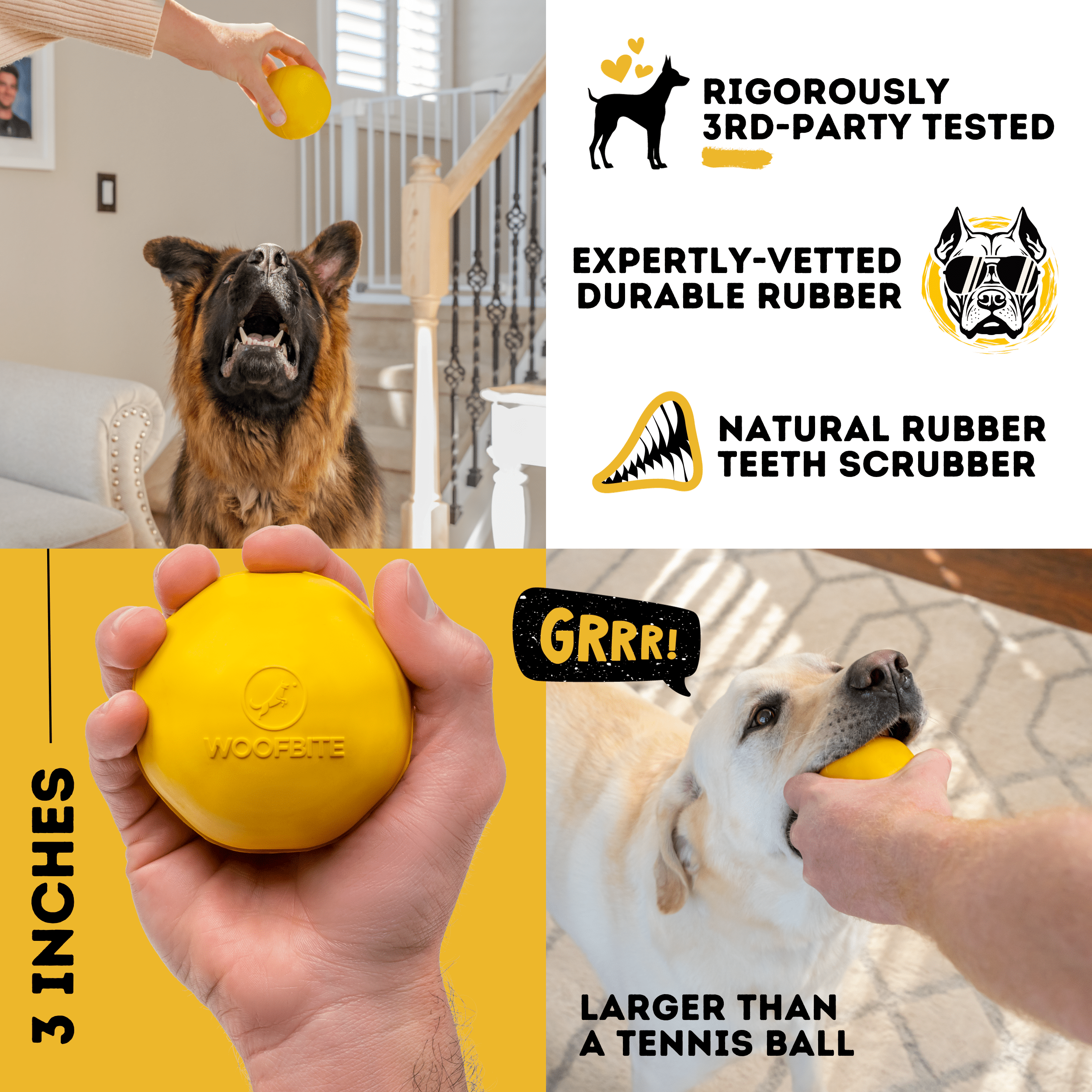 Power Ball - Monster K9 Dog Toys