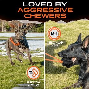 Rumble Rope Ball - Monster K9 Dog Toys