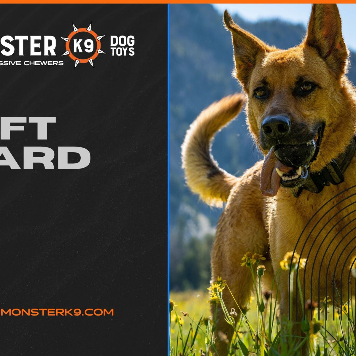 Monster k9 online dog toys