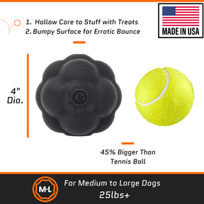 ULTRA DURABLE Treat Ball - Monster K9 Dog Toys